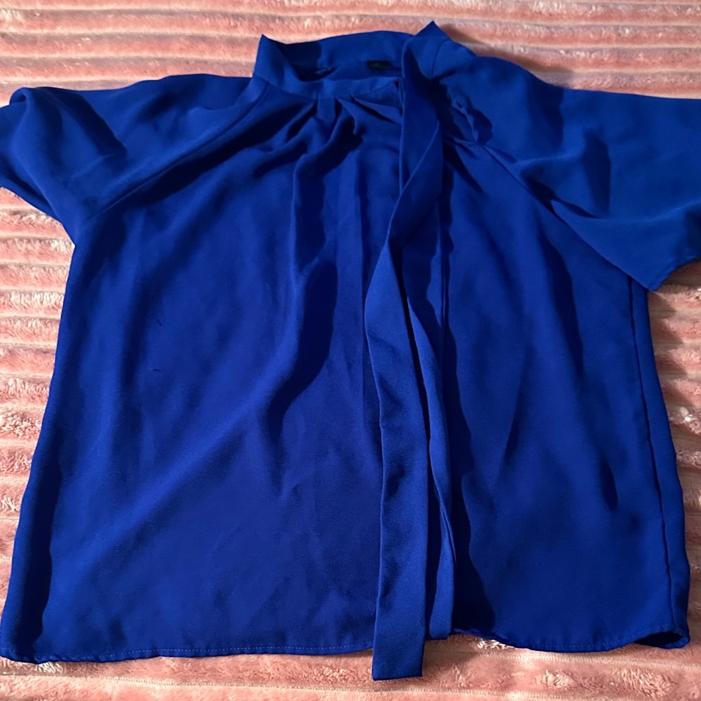 Chic Royal Blue Women's Blouse